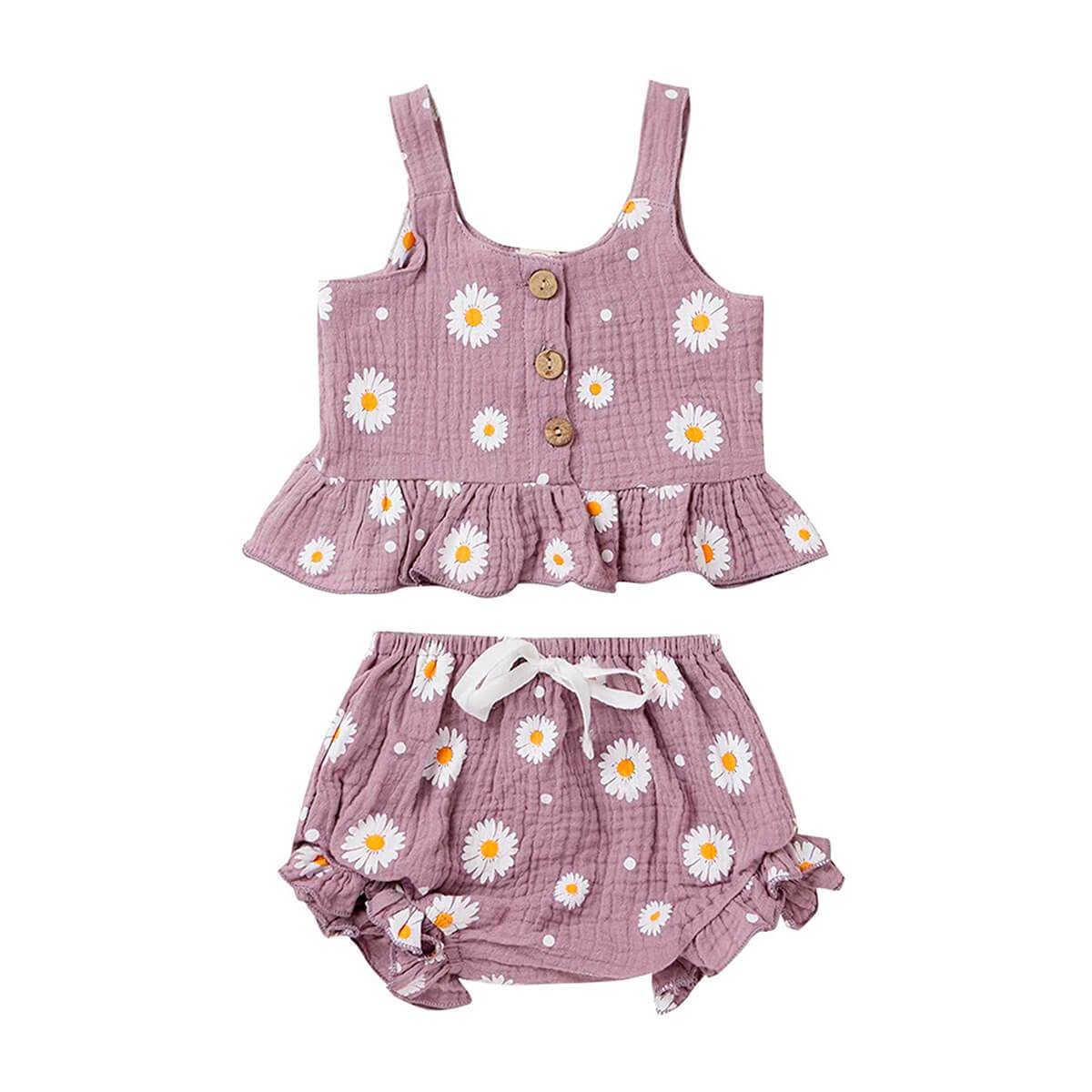 Daisy Ruffled Toddler Set