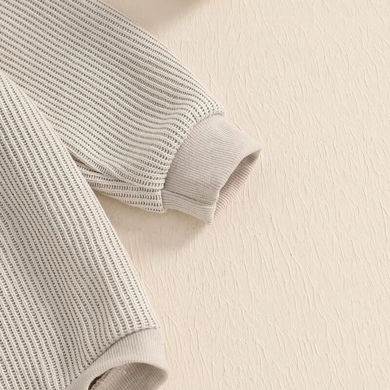 Long Sleeve Baseball Ribbon Baby Bodysuit
