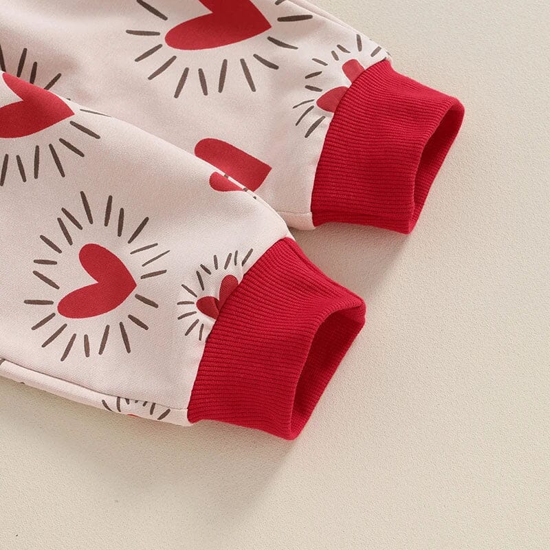 Valentine’s Day Hearts Baby Set