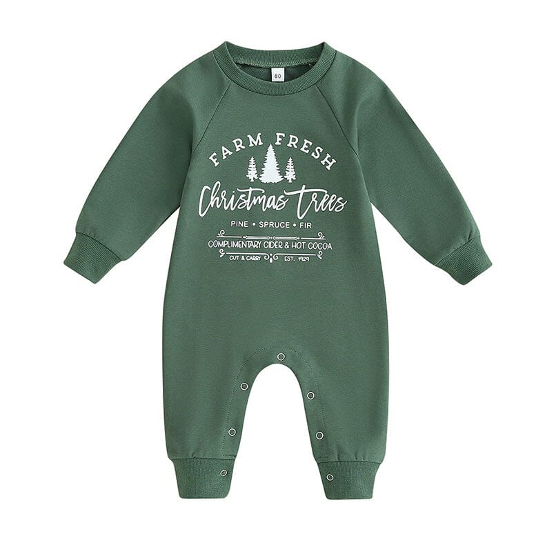 Christmas Trees Baby Jumpsuit