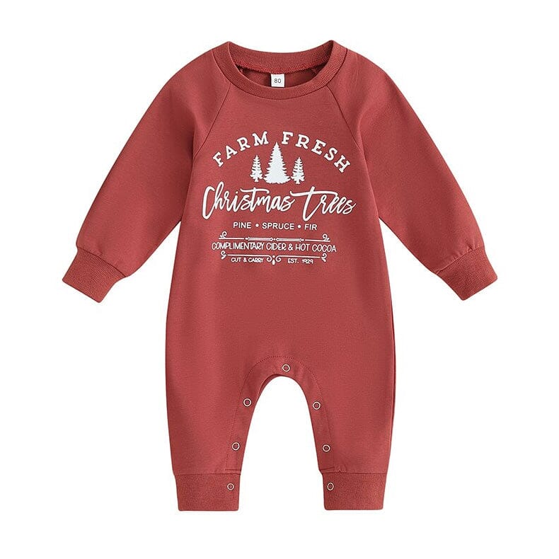 Christmas Trees Baby Jumpsuit