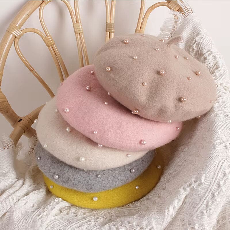 Solid Toddler Pearl Hat