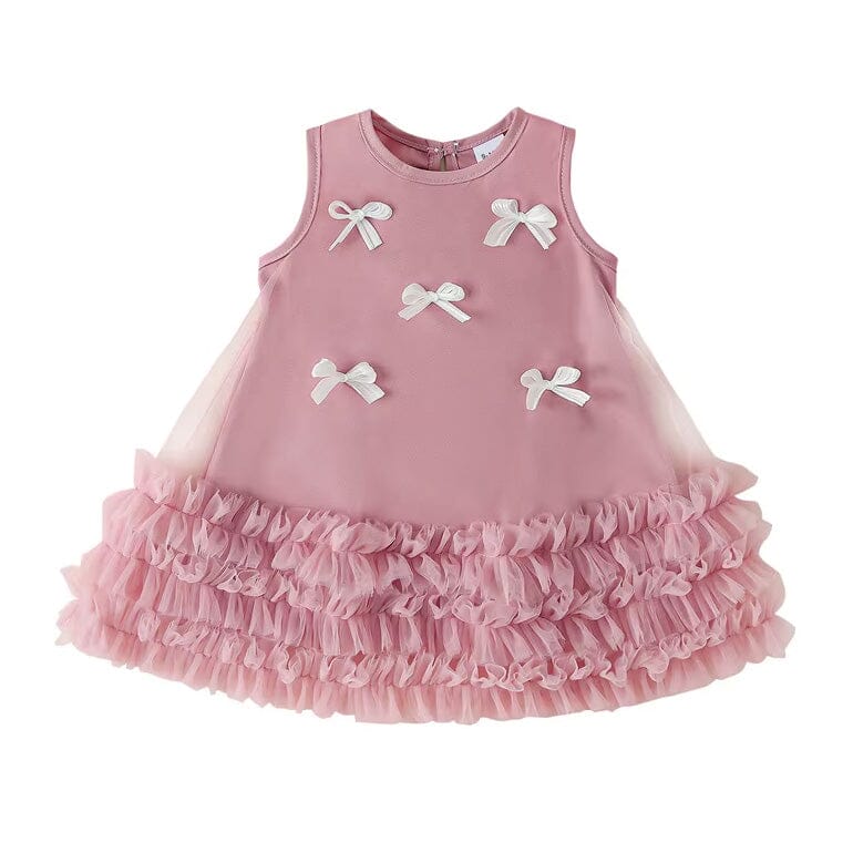 Layered Ruffle Tulle Toddler Dress