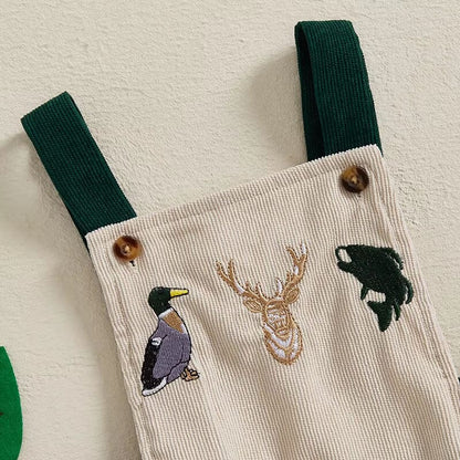 Sleeveless Nature Camo Baby Romper