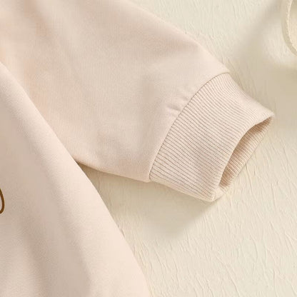 Mama's Coffee Date Solid Pants Baby Set