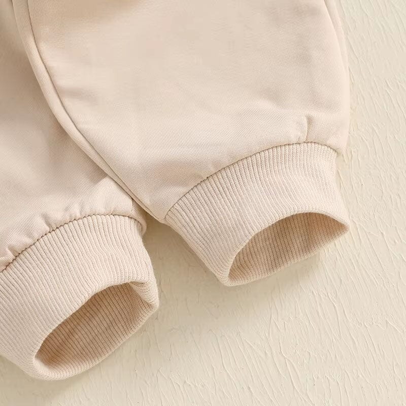 Mama's Coffee Date Solid Pants Baby Set