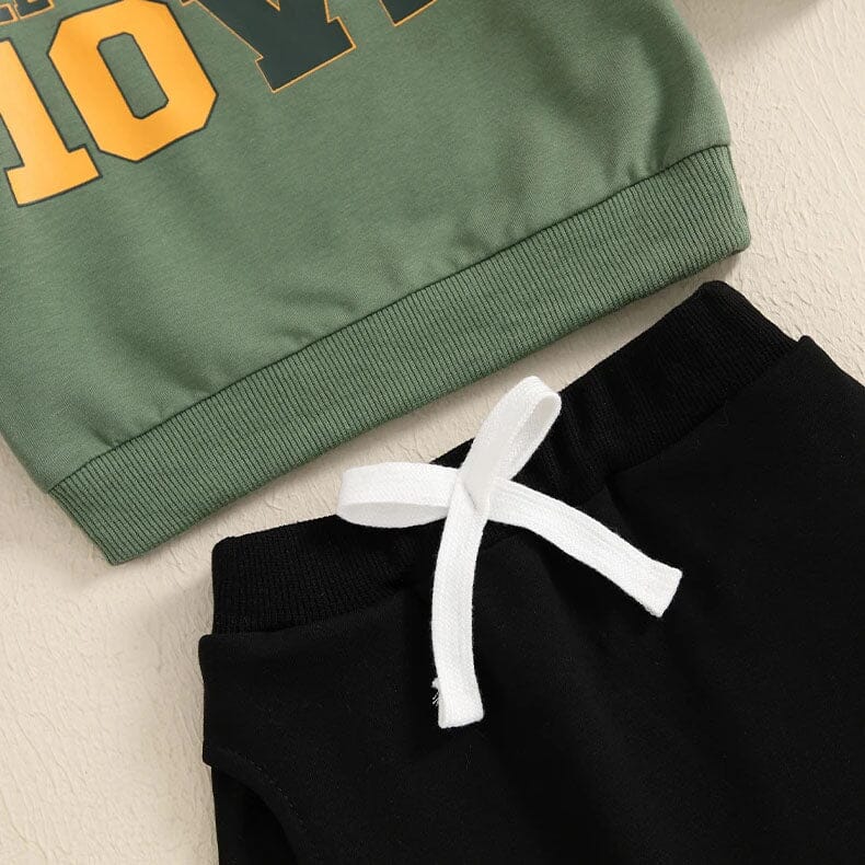 Long Sleeve Packers Love Baby Set
