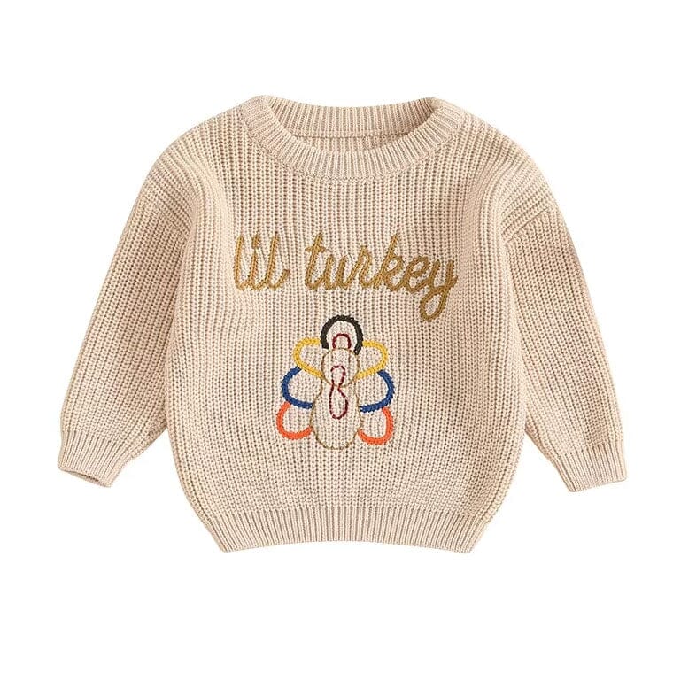 Lil Turkey Knit Baby Sweater