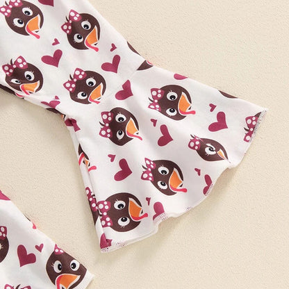 First Thanksgiving Flared Pants Baby Set