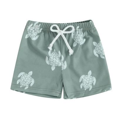 Turtle Toddler Swim Shorts