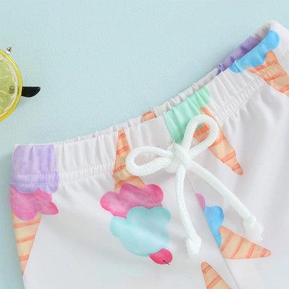Ice Cream Toddler Swim Shorts
