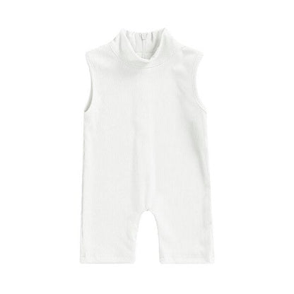 Sleeveless High Neck Toddler Jumpsuit