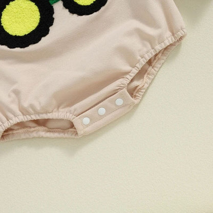 Long Sleeve Tractor Baby Bodysuit