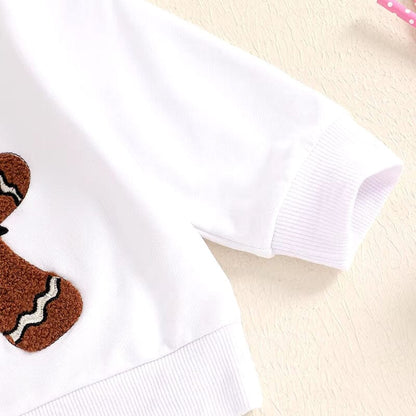 Christmas Gingerbread Bow Baby Set