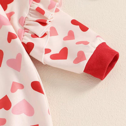 Valentine’s Day Flared Pants Toddler Set