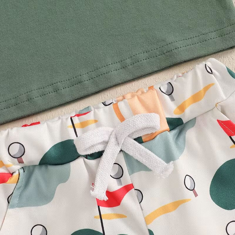 Short Sleeve Golf Baby Set