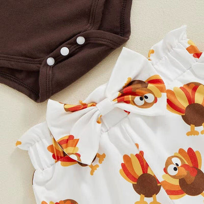Daddy's Little Turkey Baby Set