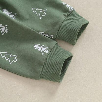 Long Sleeve Christmas Tree Baby Set