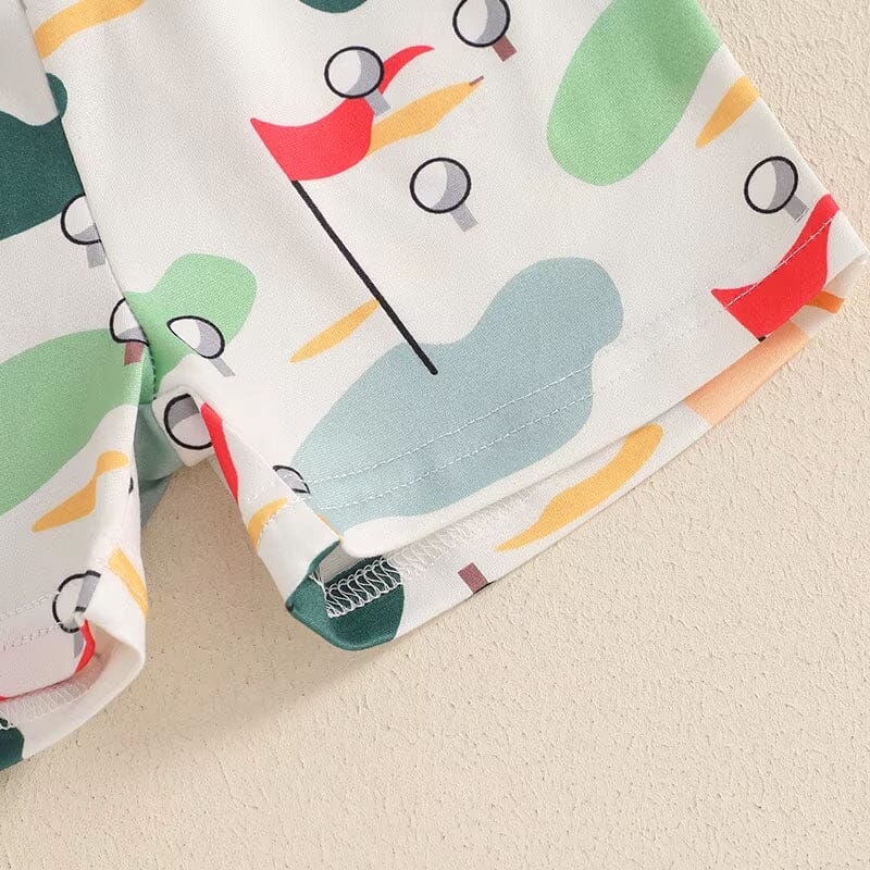 Short Sleeve Golf Baby Set