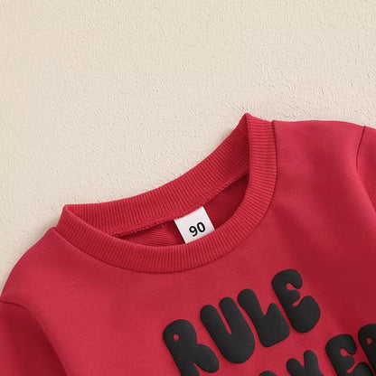 Rule Breaker Heart Taker Toddler Sweatshirt