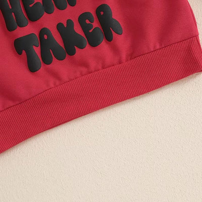 Rule Breaker Heart Taker Toddler Sweatshirt