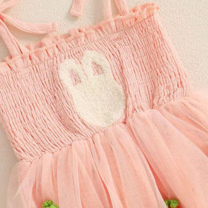 Smocked Easter Baby Romper