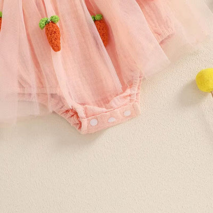 Smocked Easter Baby Romper