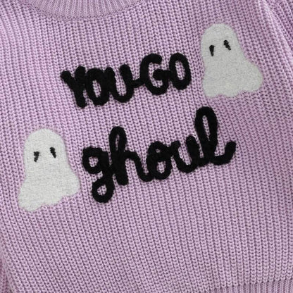You Go Ghoul Toddler Sweater