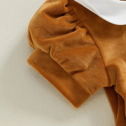 Gingerbread Tulle Toddler Costume Dress