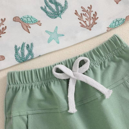 Sleeveless Summer Vibes Baby Set