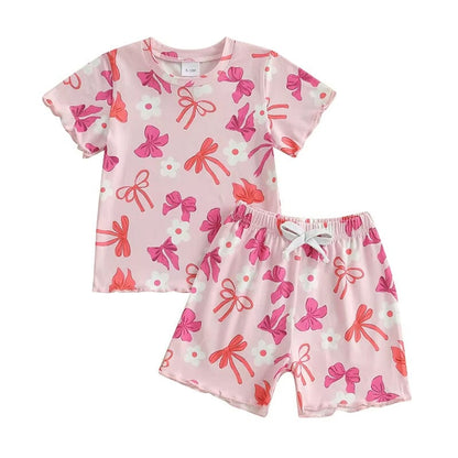 Short Sleeve Summer Vibes Toddler Set