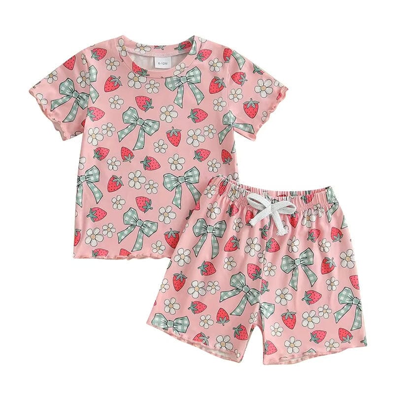 Short Sleeve Summer Vibes Toddler Set