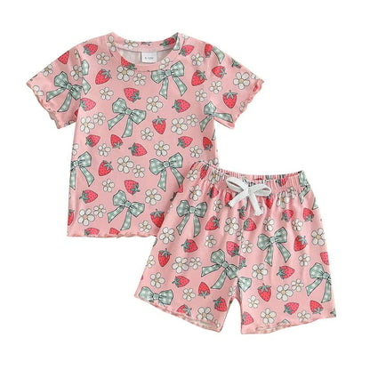 Short Sleeve Summer Vibes Toddler Set