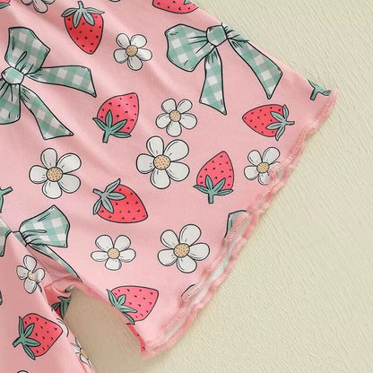 Short Sleeve Summer Vibes Toddler Set