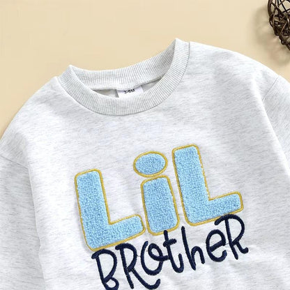Long Sleeve Lil Brother Baby Bodysuit