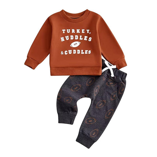 Turkey Huddles Cuddles Baby Set