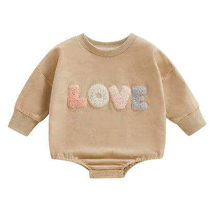 Long Sleeve Love Baby Bodysuit