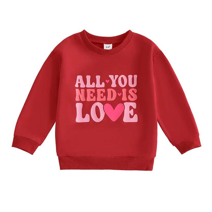 All You Need Is Love Toddler Sweatshirt