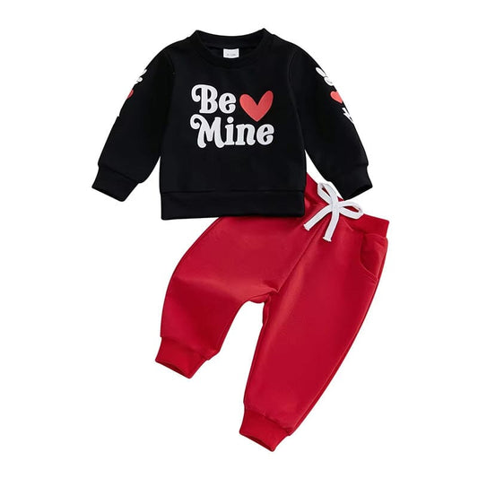 Be Mine Valentine's Day Toddler Set