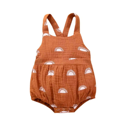 Sunshine Linen Baby Romper