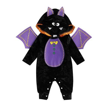 Long Sleeve Bat Halloween Baby Costume