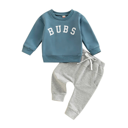 Bubs Blue Sweatshirt Baby Set