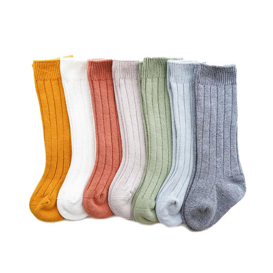 Ribbed Thigh High Baby Socks