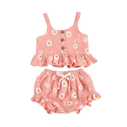 Daisy Ruffled Toddler Set