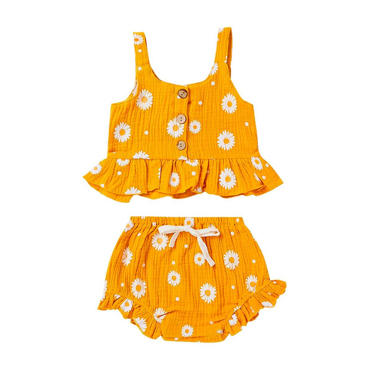 Daisy Ruffled Toddler Set