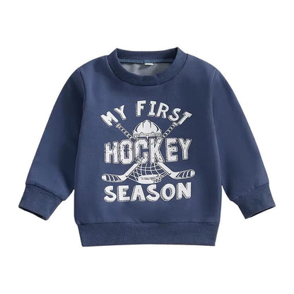 Hockey Season Toddler Sweatshirt
