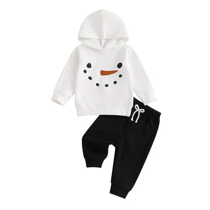 Snowman Hooded Christmas Toddler Set