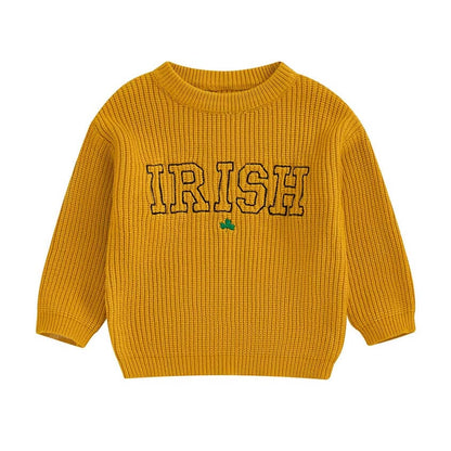 Irish Knit Toddler Sweater