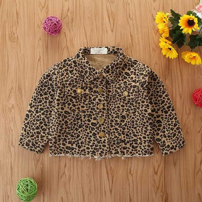 Toddler Leopard Printed Coat