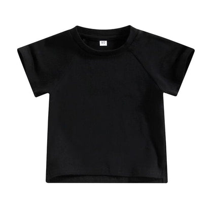 Solid Black Toddler Tee
